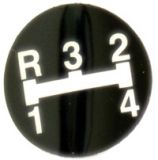 Massey Ferguson Schaltweg-Label