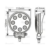 LED Arbeitsscheinwerfer 1840 Lumen