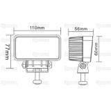 LED Arbeitsscheinwerfer 2000 Lumen