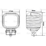LED Arbeitsscheinwerfer 4000 Lumen