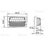 Fendt LED Arbeitsscheinwerfer 3280 Lumen