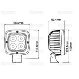 LED Arbeitsscheinwerfer 2500 Lumen