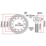 Massey Ferguson Tellerrad-Satz (1664255M92)